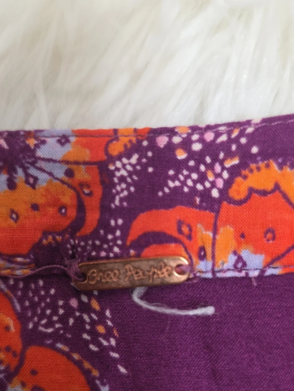 Free People-Tuscan Dreams Tunic In Plum. Size M